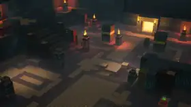 MCD The Garrison 1.png: Infobox image for The Garrison the dungeons mission in Minecraft