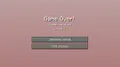 The Hardcore death screen in Java Edition, where it says 'Game Over!' instead of 'You Died!'