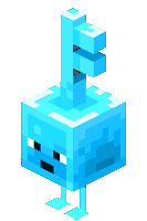 KeyGolem Diamond Idle.gif: Infobox image for Diamond Key Golem the dungeons entity in Minecraft