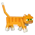 A stylised artwork of the red cat.