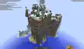 An AMPLIFIED snowy taiga island.