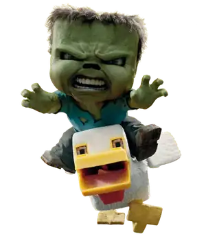 AMCM Chicken Jockey.png: Infobox image for Chicken Jockey the character in Minecraft