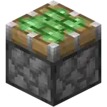 Sticky Piston.png: Infobox image for Sticky Piston the block in Minecraft
