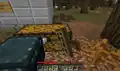 A chest being broken.