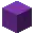 Invicon Purple Concrete Powder.png: Inventory sprite for Purple Concrete Powder in Minecraft as shown in-game with description: Purple Concrete Powder