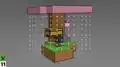 Concept art for the Minecraft time capsule.