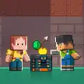Ari and Sunny open a vault.