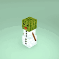 A shooting melon golem shown on Minecraft Earth's Twitter.[1]