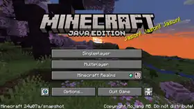 Java Edition 24w07a.png: Infobox image for Minecraft 24w07a the version in Minecraft