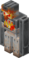 Aggressive furnace golem in-game model.