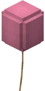 Pink Balloon.png: Infobox image for Balloon the item entity in Minecraft