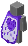 Purple Heart Elytra JE.png: Infobox image for Purple Heart Cape the cape in Minecraft