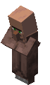 An unemployed villager refuses a player trying to trade.