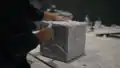 A block of stone
