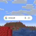 A mushroom island. Promotion image for the Google delight feature.