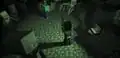 Narrator battling several hostile mobs inside Mobbo's.