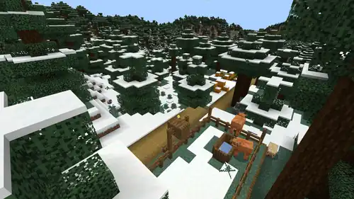 Snowy Taiga.png: Infobox image for Snowy Taiga the biome in Minecraft