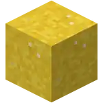 Yellow Concrete Powder.png: Infobox image for Concrete Powder the block in Minecraft