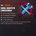 Soul hunter crossbow within the inventory.