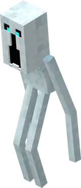 Icy_Ender_Creeper_Screaming.png: Infobox image for Icy Ender Creeper the story mode mob in Minecraft