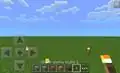 A Pocket Edition superflat world.