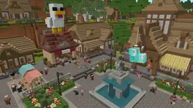 A Minecraft Movie Live Event Screenshot 2.jpeg: Infobox image for A Minecraft Movie Live Event the server in Minecraft