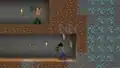 A parody of a popular meme, depicting Steve giving up only one block away from a large blob of diamond ore while Ari presumably obtains them instead.