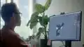 Chi animating the warden in Blender.