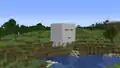 Happy ghast in a plains