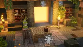 MCD Jungle Hut Sub (Entrance 2).png: Infobox image for Jungle Hut Backroom the dungeons mission in Minecraft