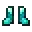 Invicon Diamond Trim Diamond Boots.png: Inventory sprite for Diamond Trim Diamond Boots in Minecraft as shown in-game linking to Diamond Trim Diamond Boots with description: Diamond Boots Upgrade:  Armor Trim  Diamond Material When on Feet: +3 Armor +2 Armor Toughness