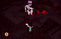 Skeleton horseman idle animation.