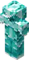 A render of diamond armor on the same server.