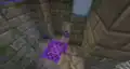 Purple glazed terracotta generating in ocean ruins.