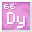 Invicon Dysprosium.png: Inventory sprite for Dysprosium in Minecraft as shown in-game linking to Dysprosium with description: Dysprosium