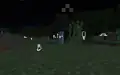The Glowing effect, added to all entities by command.