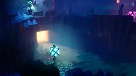 MCD Radiant Ravine Cave (Entrance).png: Infobox image for Sunken Megalith the dungeons mission in Minecraft