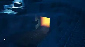 MCD Woodland Prison Start (Exit).png: Infobox image for Woodland Prison Outside the dungeons mission in Minecraft