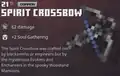 The soul crossbow was originally called the "spirit crossbow."