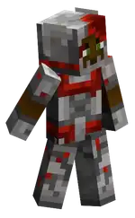 Redstone Monstrosity (hero).png: Infobox image for Redstone Monstrosity the dungeons cosmetic in Minecraft