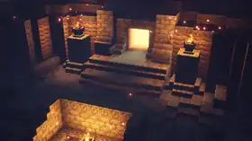 MCD Soggy Cave Ending (Entrance).png: Infobox image for False Soggy Cave the dungeons mission in Minecraft