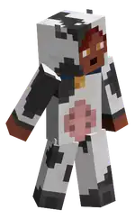 Cow Onesie.png: Infobox image for Cow Onesie the dungeons cosmetic in Minecraft