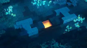 MCD Creeper Woods Rune Room (Entrance 2).png: Infobox image for Creeper Woods Rune Room the dungeons mission in Minecraft