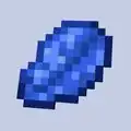 Lapis lazuli on a plain background.