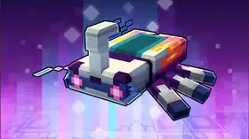 Flaming Carapace Beetle Screenshot MCL.png: Infobox image for Flaming Carapace Beetle the legends skin in Minecraft