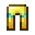 Invicon Diamond Trim Golden Leggings.png: Inventory sprite for Diamond Trim Golden Leggings in Minecraft as shown in-game linking to Diamond Trim Golden Leggings with description: Golden Leggings Upgrade:  Armor Trim  Diamond Material When on Legs: +3 Armor