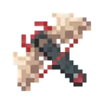 Shrieking Crossbow Sprite MCD.png: Infobox image for Shrieking Crossbow the dungeons item in Minecraft