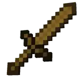 MCSM Wooden Sword.png: Infobox image for Wooden Sword the story mode item in Minecraft