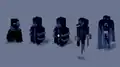 One of the early concepts of the warden, referred to as the shade.