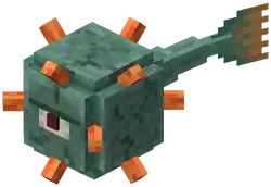 Guardian (Dungeons).png: Infobox image for Guardian the dungeons entity in Minecraft